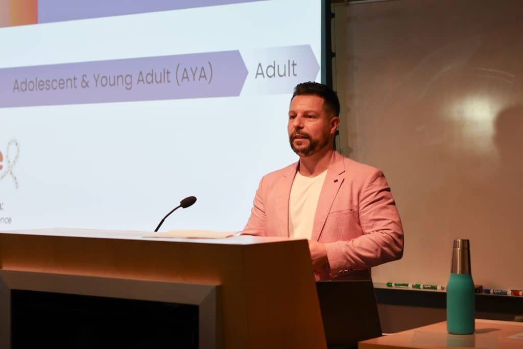 Man giving presentation